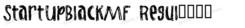 StartUpBlackMF Regul字体转换